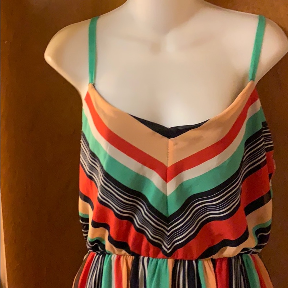 Ruby Rox stripe maxi summer dress - Picture 2 of 4